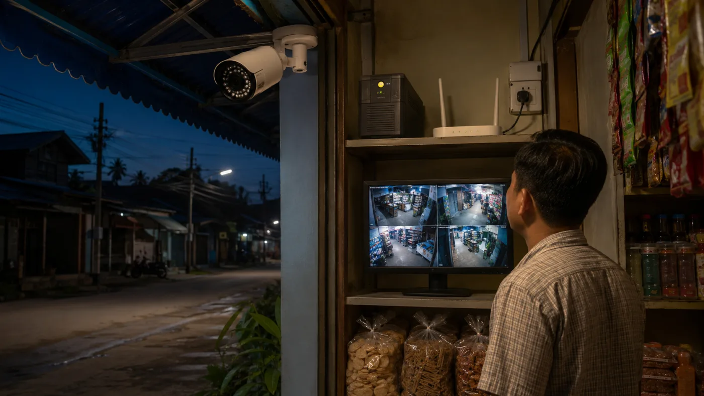 မီးပျက်ချိန် CCTV ဆက်အလုပ်လုပ်အောင် Backup Power ရွေးနည်း